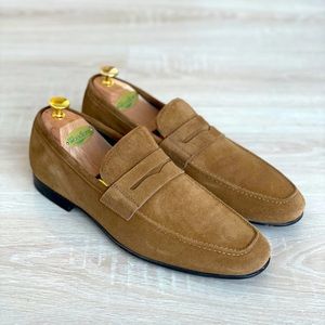 To Boot New York 'Alek' Tan Suede Penny Loafer